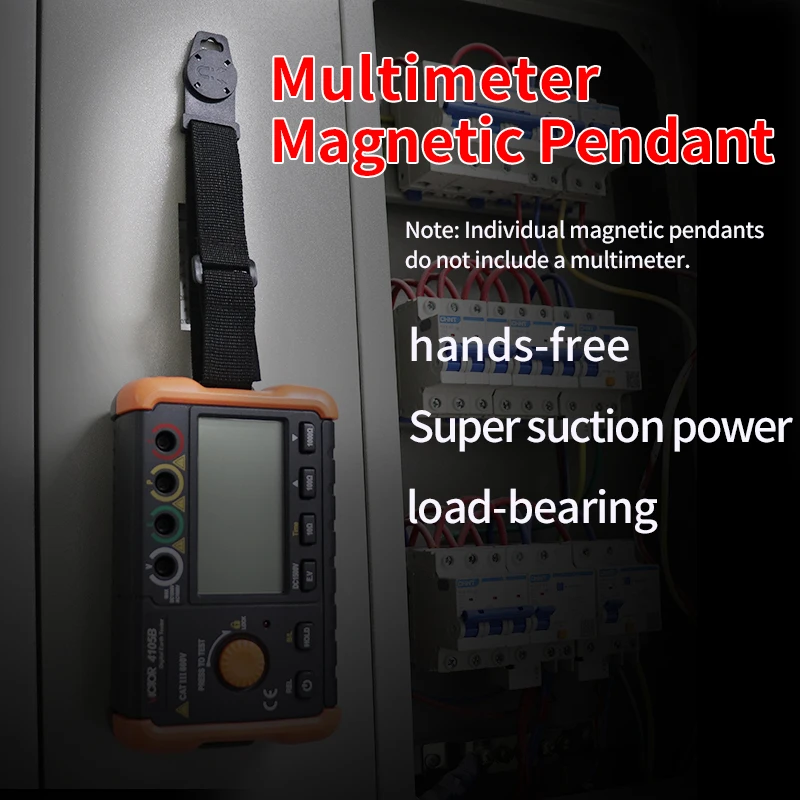 Portable Hanging Strap Magnetic Strap Magnet Hanger Kit for Multimeter Magnetic Attachment Strap