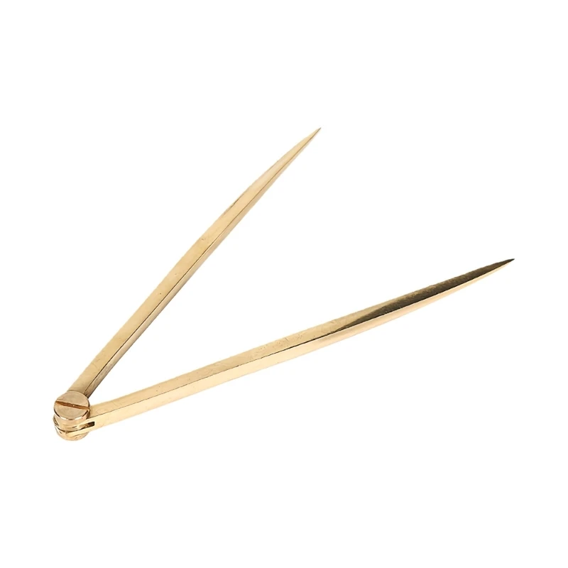 H3CE Marine Grade Brass Navigation Divider For Accurate Measurement On Map With Anti Corrosion Copper Alloy