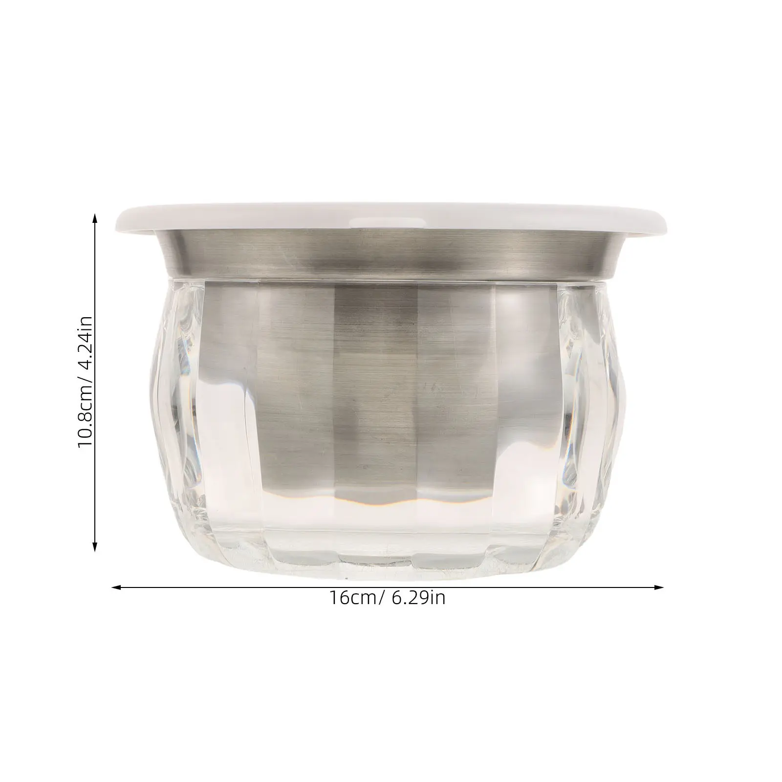 Chilled Dip Bowl Stainless Steel Double Layer Ice Base Cold Serving Dish for Salsa Hummus Pasta Fruit Salad Party Serving