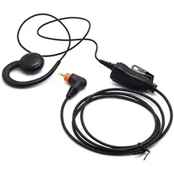 G forma em linha fone de ouvido Mic, Motorola rádio, SL1M, SL1K, SL1600, SL300, SL7500, SL400, SL4000, SL7550, TLK100