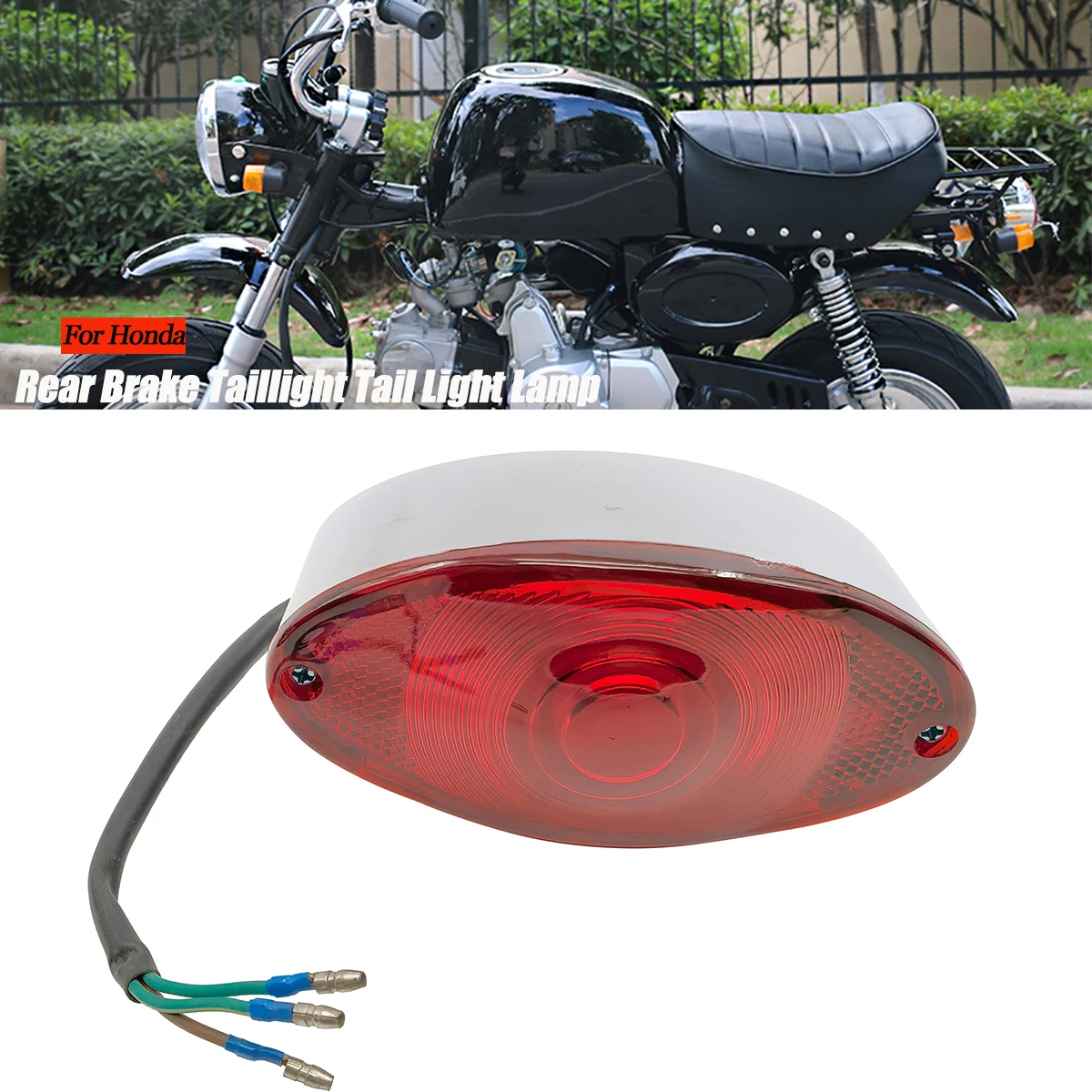 Motorcycle Accessories Rear Brake Taillight Tail Light Lamp For Honda Z50 Z50A Z50J Z50R Mini Trail Monkey Bike Accessories