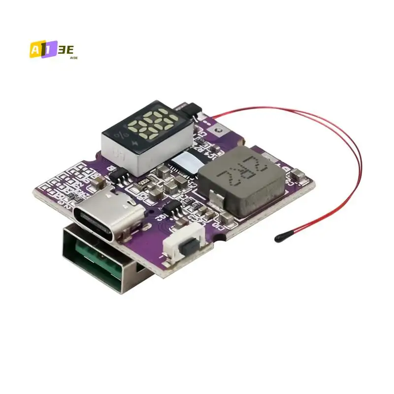 

A13E-22.5W Power Bank, двунаправленная быстрая зарядка, мобильный модуль питания для зарядного устройства для литиевой батареи, поддержка PD/QC