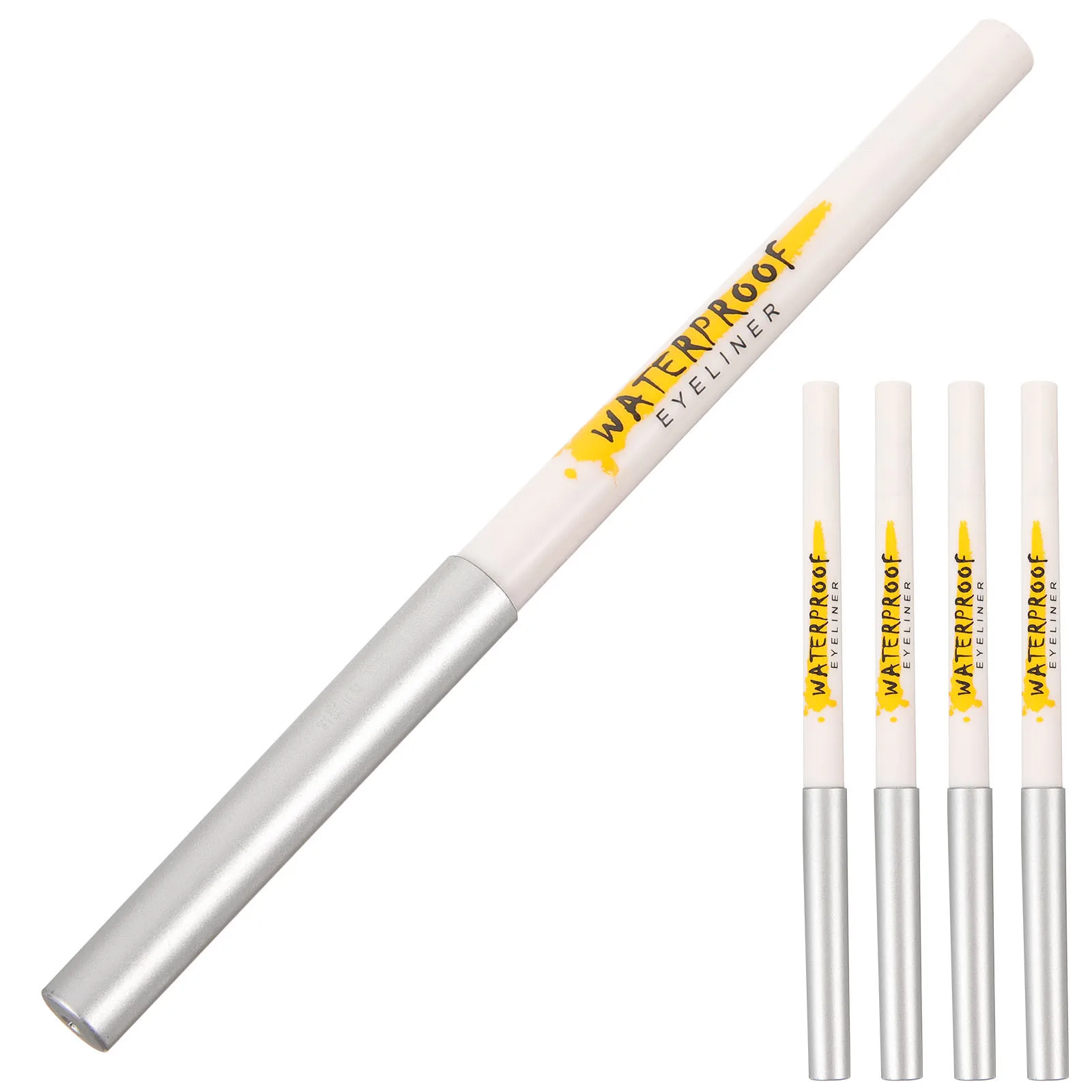

5pcs Highlighter Concealer Pen Matte White Eyeliner Women Makeup Supplies Tool Acne Marks Dark Circles Sweat Proof Long Lasting