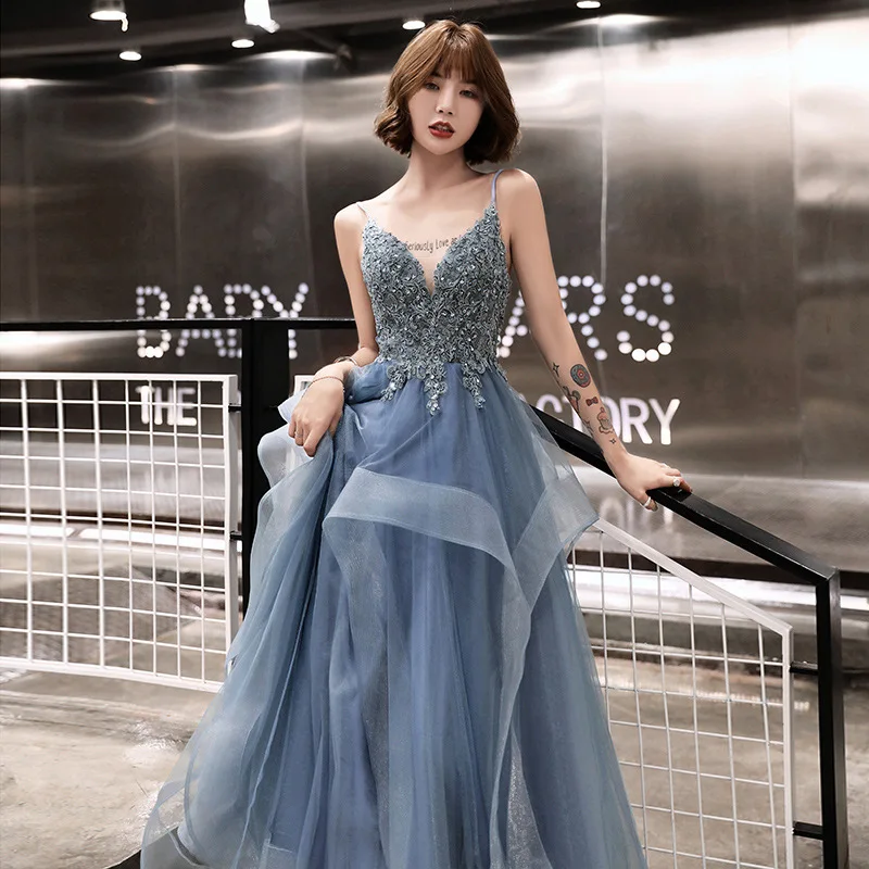 

Banquet Camisole Dress for Women in Spring and Summer 2025, New Style with A Sense of Temperament, Slim Fit Dress, Evening Dress