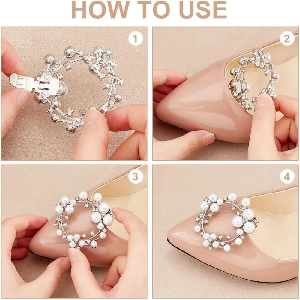 Clips para zapatos de boda con diamantes de imitación, hebillas para zapatos de cristal con alas, Clips para zapatos de Metal, hebillas para zapatos con diamantes de imitación brillantes