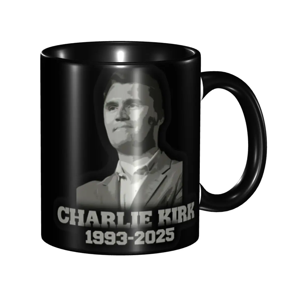 

Fun Charlie Kirk Rest In Peace Tea Cup Home Mug