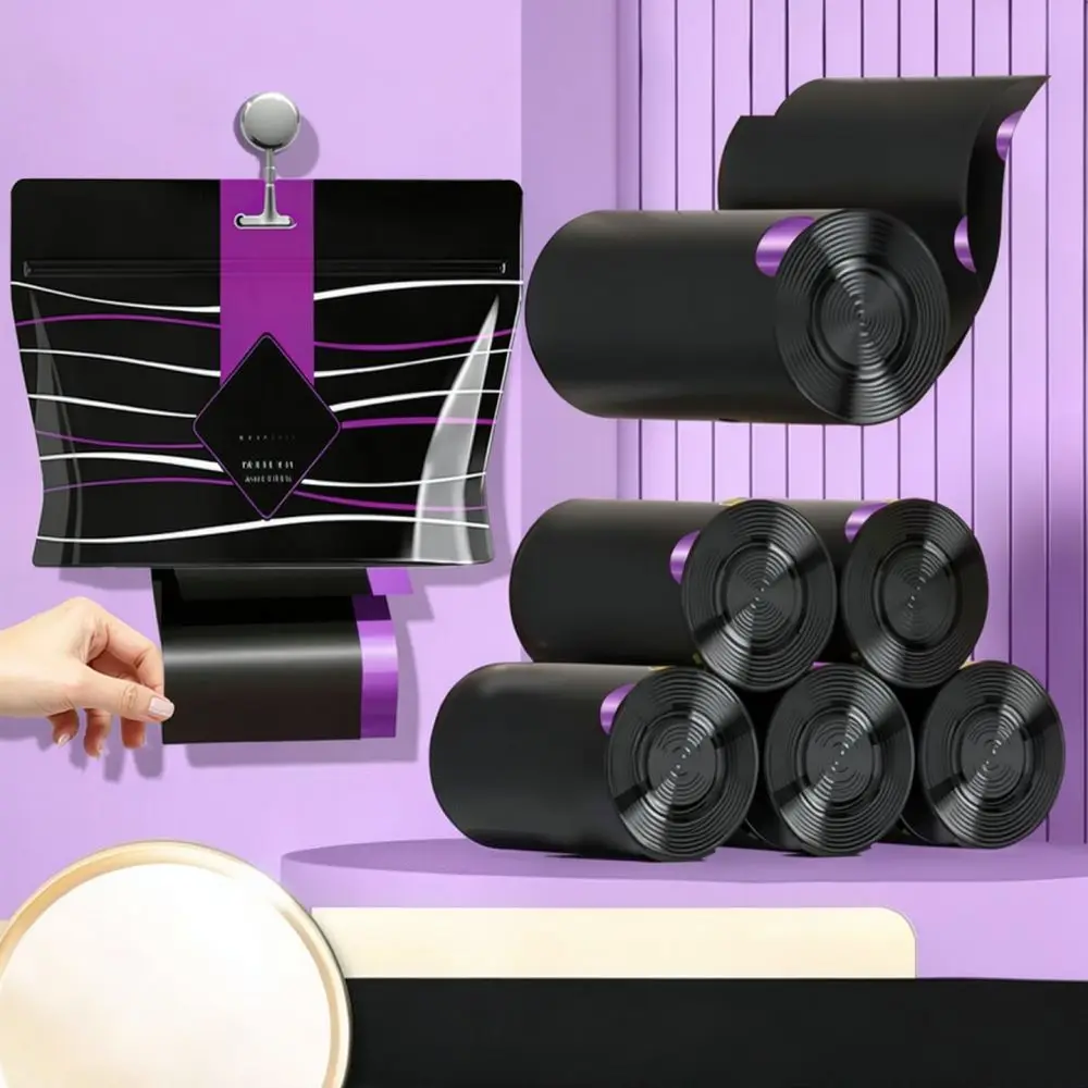 Heavy Duty Waste Management Bags Drawstring Trash Liners Thickened Garbage Storage For Kitchen Bathroom Home Cleaning