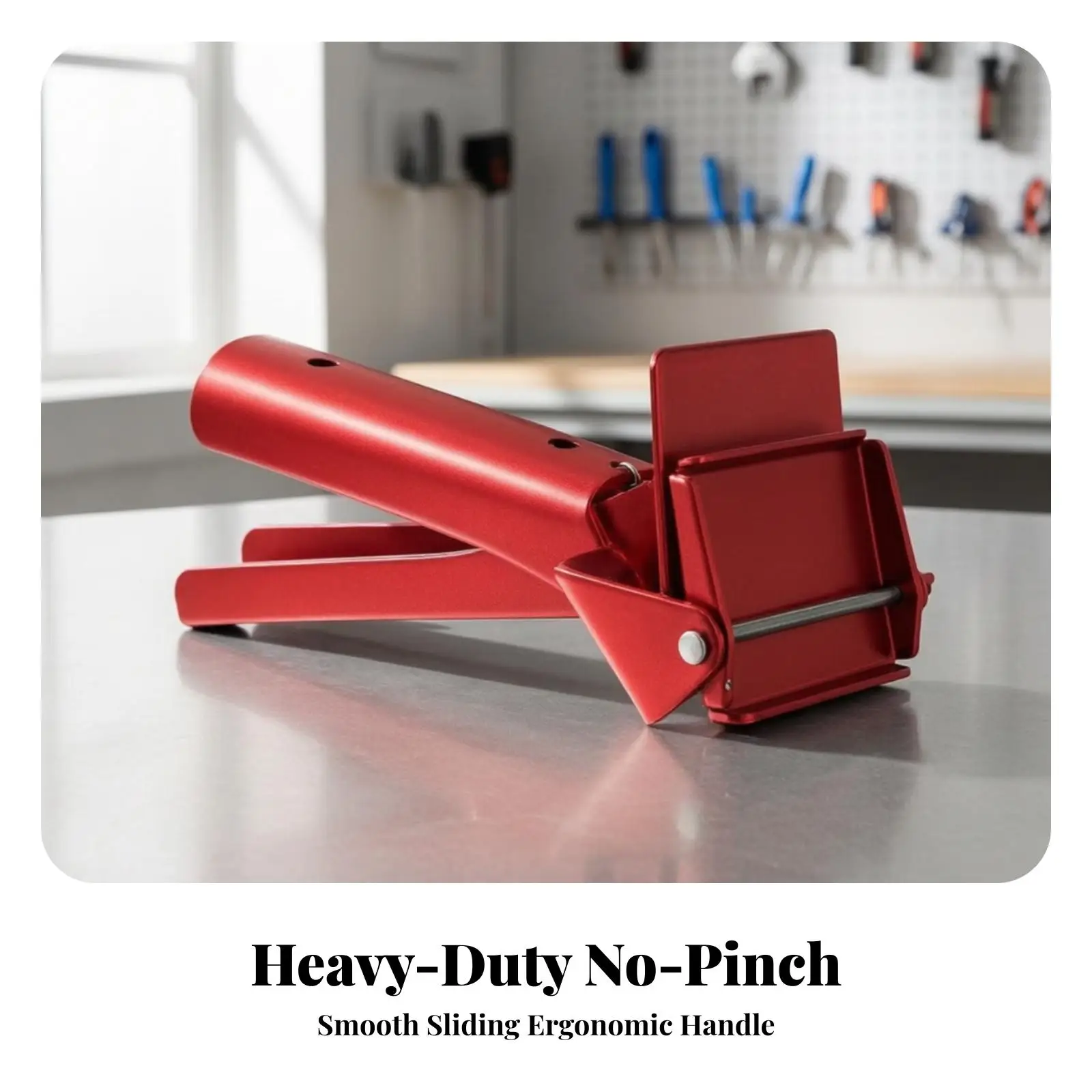 Durable Iron Tube Presser Liquid Glue Dispenser for Smooth Adhesive Dispensing Garage Essential