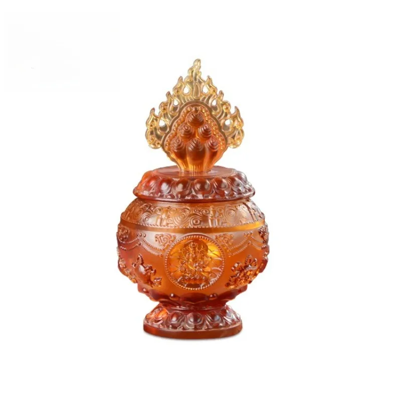 Treasure bottle carving household magic tools, Buddhist utensils, temples, sacrifices, temples, Bodhisattva decoration