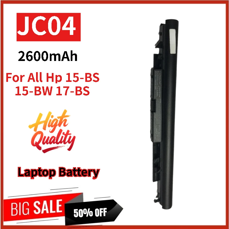 

High Quality JC03 JC04 14.8V 2600mAh Replacement Laptop Battery for All Hp 15-BS 15-BW 17-BS Brand New