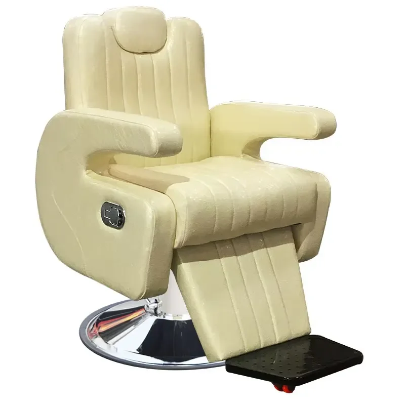 Hot Sale Hydraulic Barber Chair Custom Color Stylist Reclining Function Beauty Salon Shop Chair