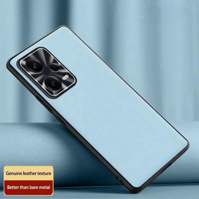 For Xiaomi Redmi Note 12 Pro Plus 5G Luxury Soft Silicone Edges Hard Shockproof Cover For Redmi Note 12 Pro Plus