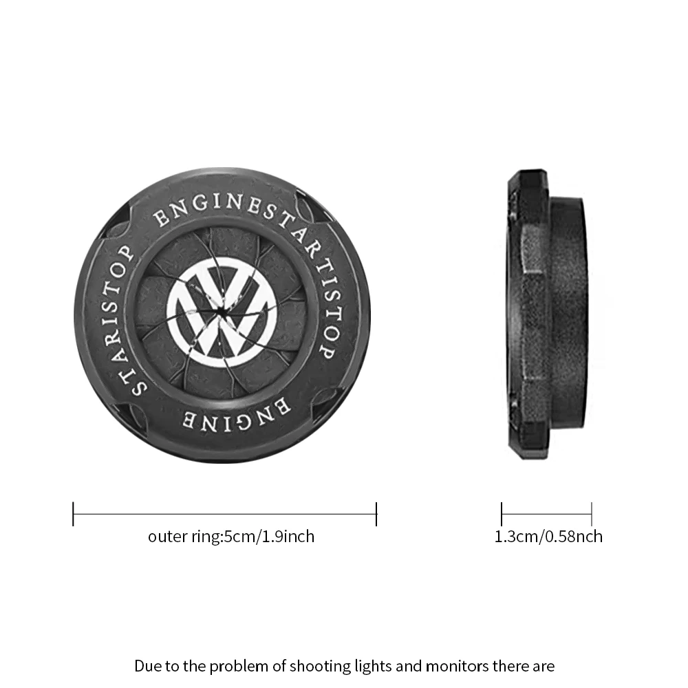 Car Ignition Key Ring Switch Sticker For Volkswagen Vw R Racing Rline Passat Golf Mk4 Mk5 Mk7 Tiguan Touareg Auto Accessories