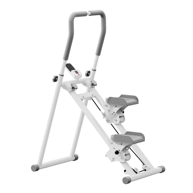 Máquina de Escaleras para el Hogar, Máquina de Escalar para Ejercicios Aeróbicos en Interiores, Equipo de Fitness, Stepper Plegable y Conveniente