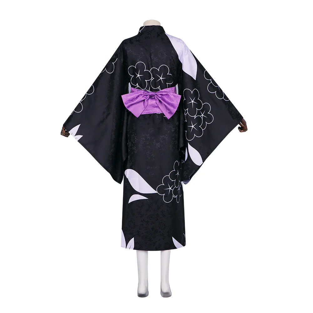 Marin Kitagawa Cosplay Costume My Dress-Up Darling Floral Yukata Kimono Full Set Women Anime Halloween Comic Con Party Outfit - Image 5