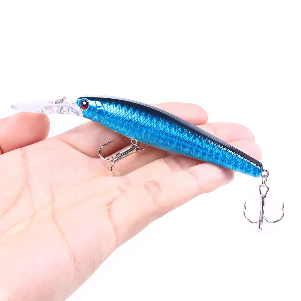 Señuelo artificial Minnow buceo profundo 12cm para lubina y lucio - imagen 3