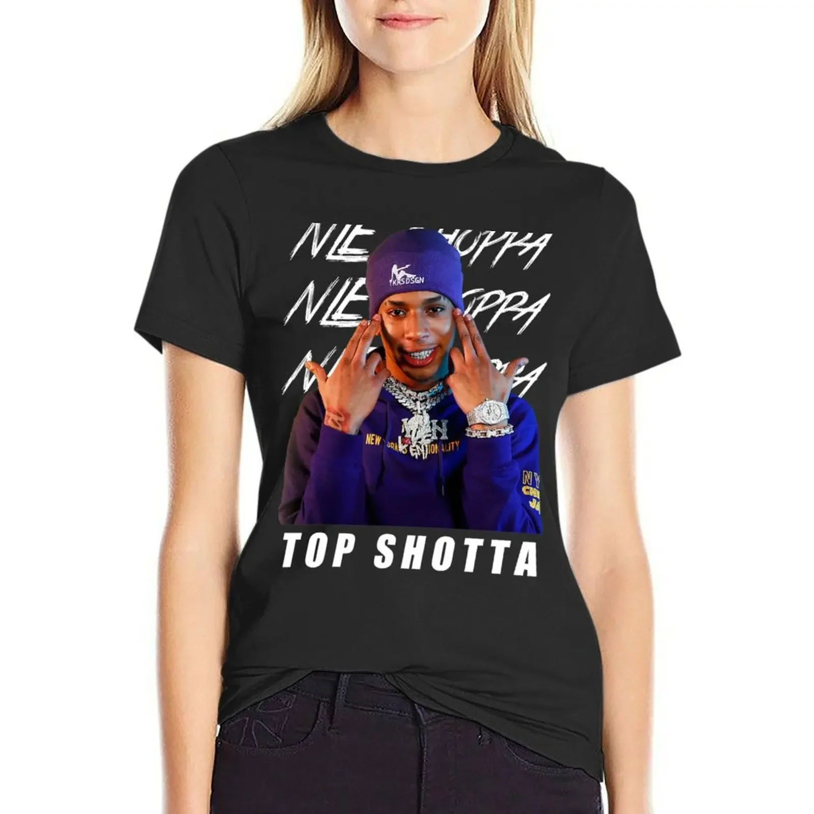 

NLE Choppa Classic T-Shirt customs design your own Blouse summer tops funny summer blouses woman 2025