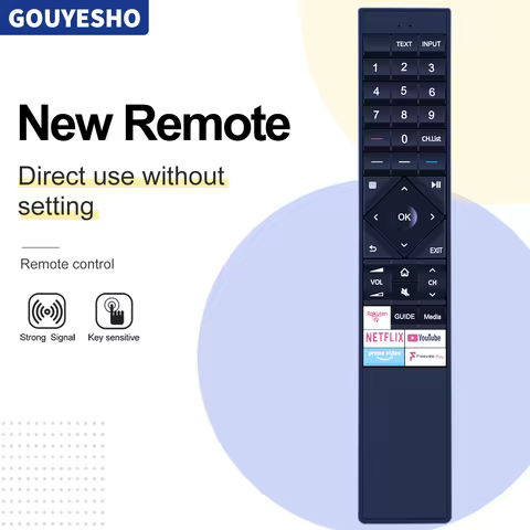 New ERF3B72H Remote Control For Hisense Smart HDTV ERF3A72 ERF3C72H ERF3A70 65U7QF