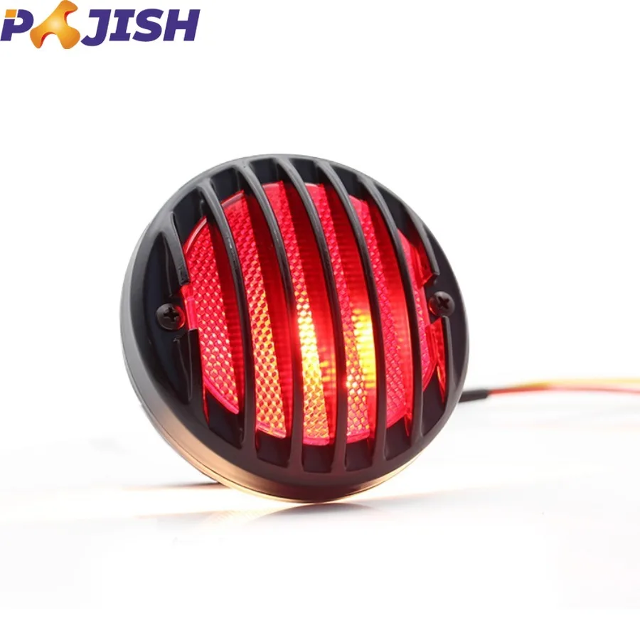 Factory Direct Sale Retrofitted Turn Signals License Plate Brake Light Taillight Cafe Motorcycle Mini Driving Light LED Light