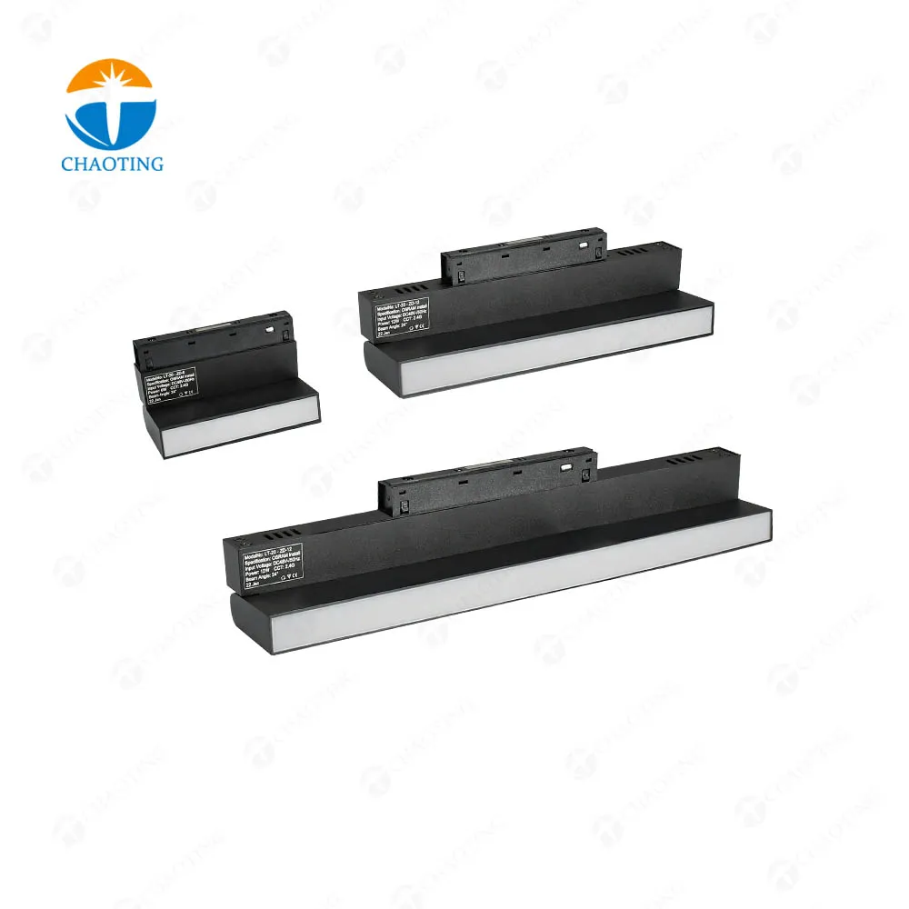 

New Design Rotary Fold Floodlight Dc48V Cob Lamp Surface Rail Indoor Lighting System Smart Tuya Led Magnetic Track Flood Lights