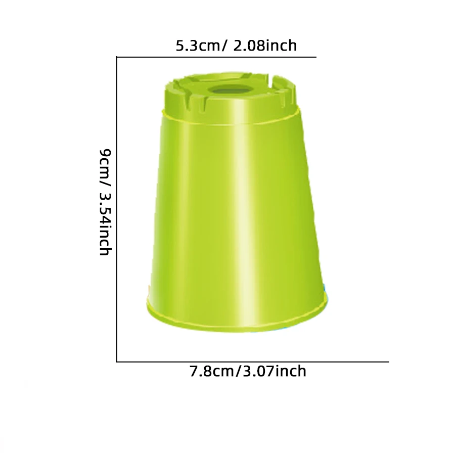 Stacking music, two person battle stacking cup puzzle toys, children's color enlightenment cognition, parent-child games