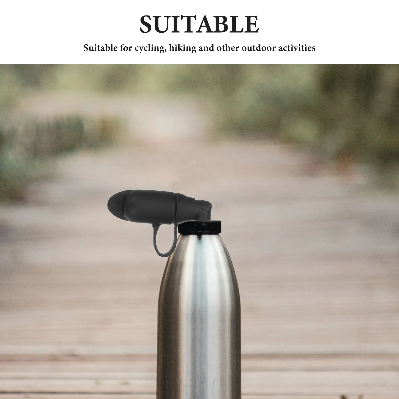 2Pcs Hydration Bladder Bite Valve Replacement Silicone Mouthpiece Leakproof Connector Outdoor Sports Water Bottle Parts