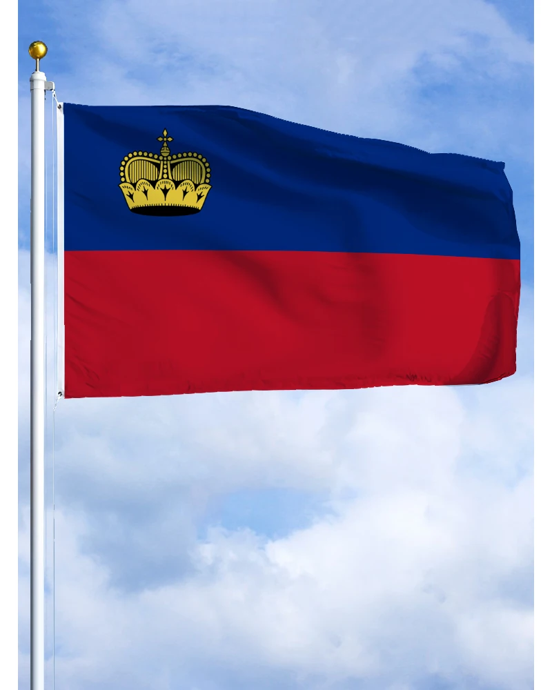 

60×90 90x150 120×180CM Liechtenstein Emblem Flag Polyester Printed Banner Tapestry For Decor