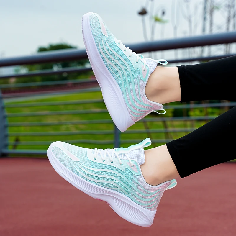 New Casual Running Shoes for Women - Anti - Slip Mesh Breathable Fashionable for Summer Hiking & Tennis Couple Option sneakers