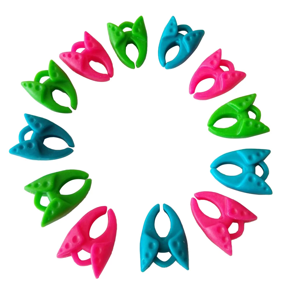 

24pcs Silicone Thread Spool Huggers Reusable Sewing Machine Clips For Organizing Threads Mixed Color Sewing Spools Clip