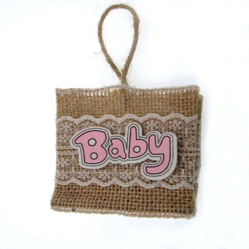 12Pcs Fillable Pouches Bag Baby Wedding Hessian Burlap Linen Jute Bagsl For Party Decorations