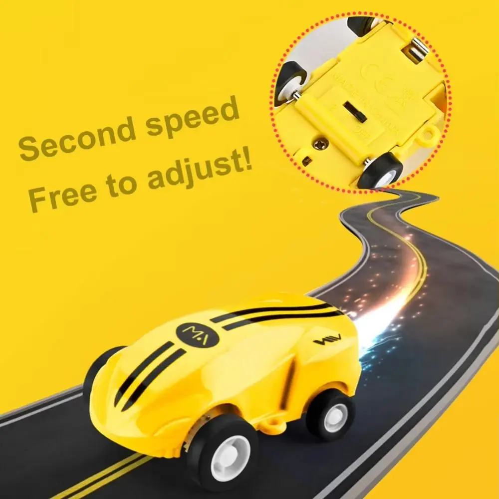 سيارة دوارة عالية السرعة 360 درجة شحن USB سيارة حيلة سريعة مضيئة مع جيب خفيف لعبة سيارة متسابق صغيرة صغيرة لعبة أطفال