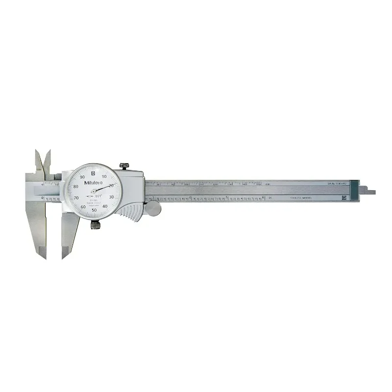 

505-742J Dial Caliper, 0.1" per Rev, 0-6" Range, 0.001" Accuracy