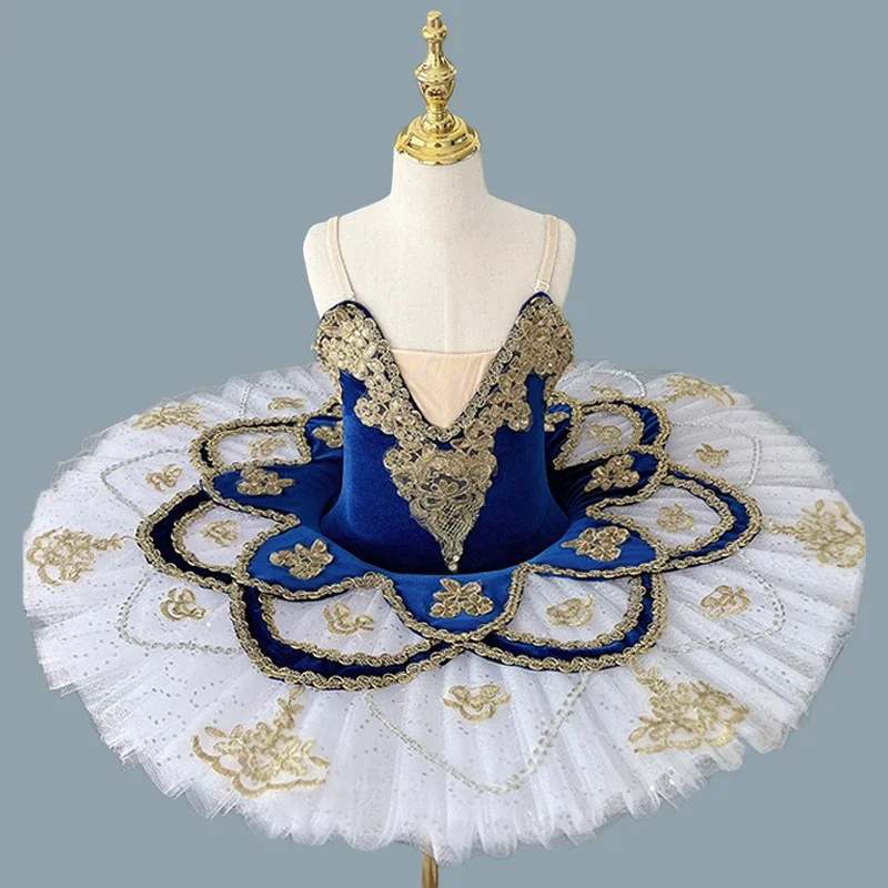 Tutu di balletto professionale Abbigliamento da ballo Ragazze Ballerina Vestito da festa Lago dei cigni Body da balletto Vestiti Costume da ballo di balletto principessa