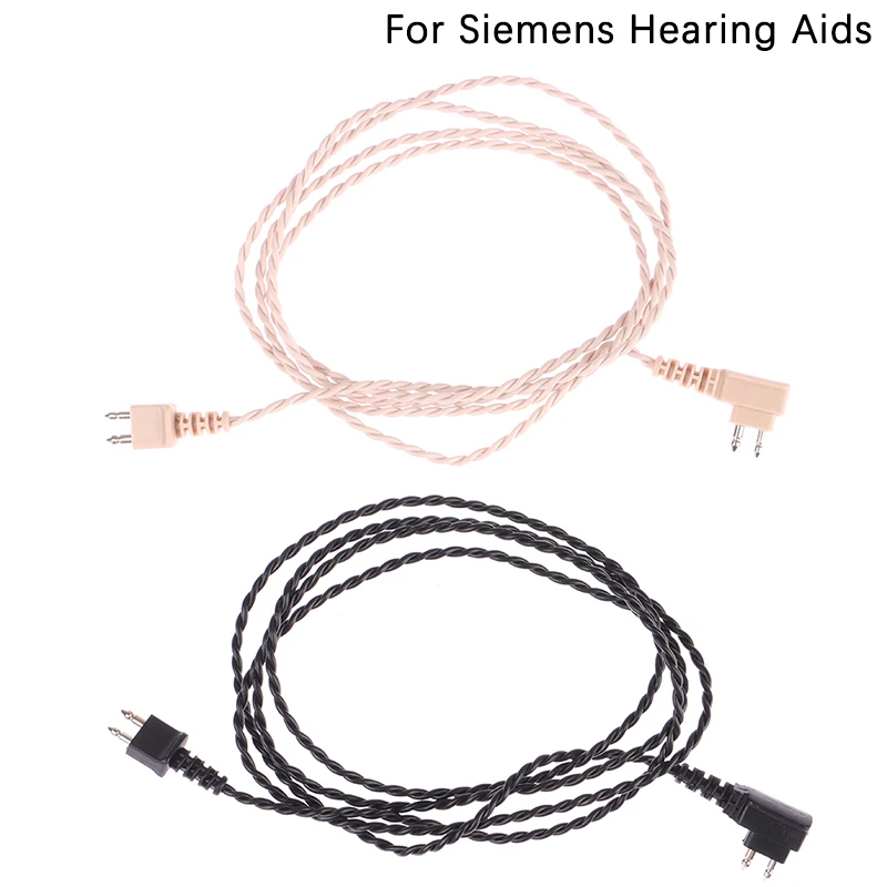 Hearing Aid 2 Pin Cable Body Aids Unilateral Cord Wire for Siemens Pocket Hearing Aids