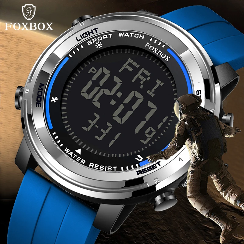 

2025 FOXBOX Luxury Watches Men Casual Fashion Diver Mens Watch Digital Waterproof Luminous Date Sports Wristwatches Reloj Hombre