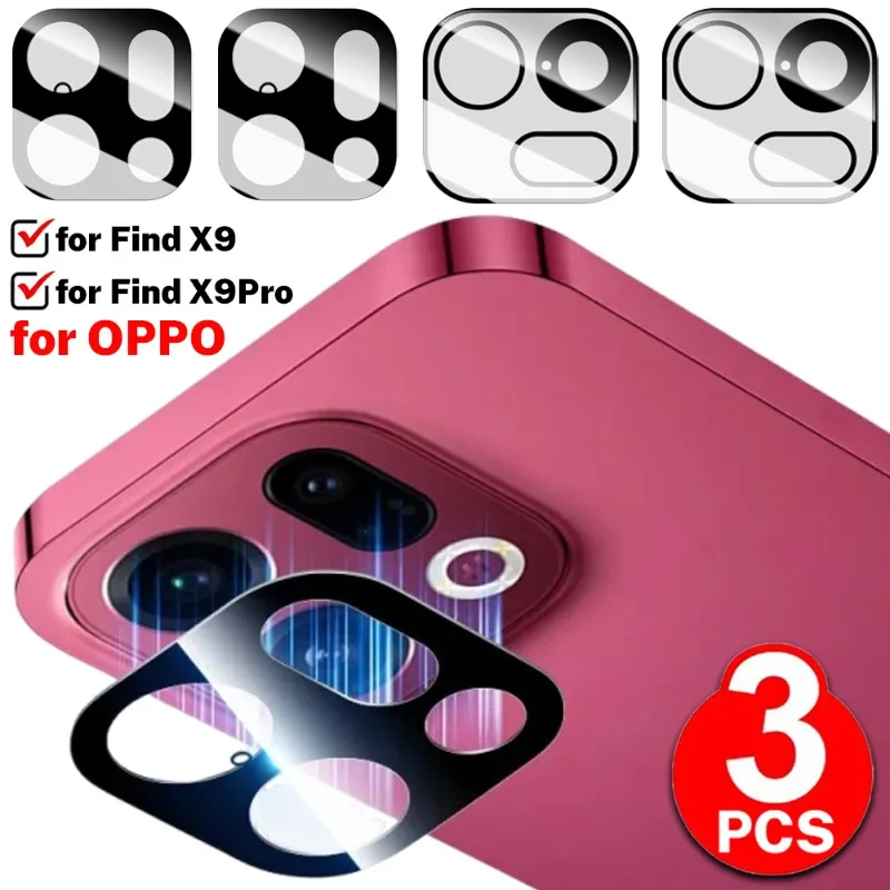 

3/2/1PCS for OPPO Find X9 Pro 3D Camera Lens Back Cover Protector Tempered Glass for OPPO FINDX9 /FINDX9Pro AR Lens Film Cover