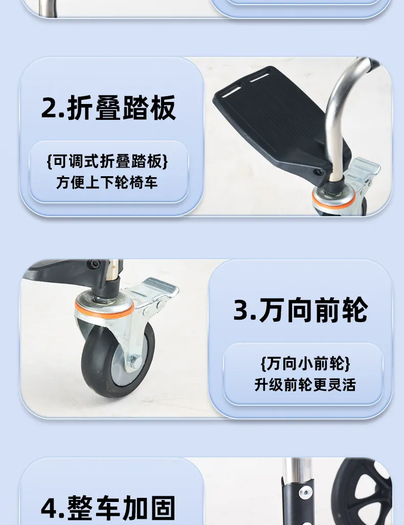 Foldable Toilet Chair with Arms - Heavy Duty Commode for Elderly/Disabled, Non-Slip Bidet Seat, Home Medical Mobility Aid