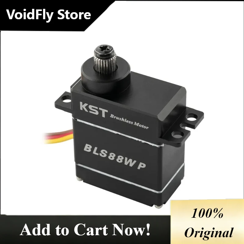 VoidFly 1pcs for KST BLS88WP Mini All Metal Digital High Voltage High Torque All Waterproof IP67 Digital RC Servo