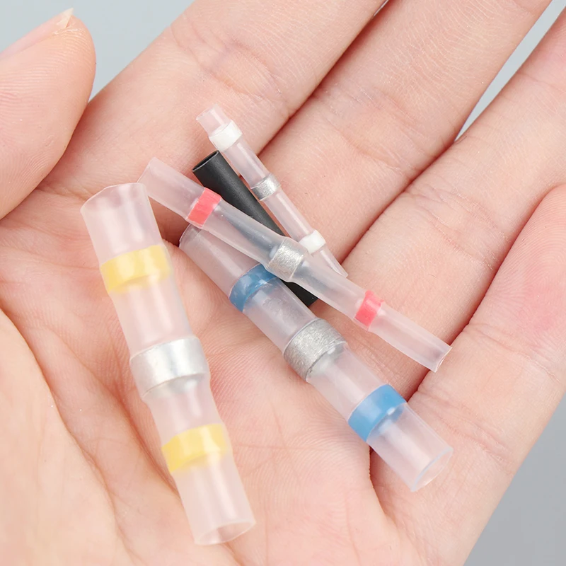 ●300PCS Waterproof Solder Wire Connectors & Heat Shrink Butt Crimp Connectors