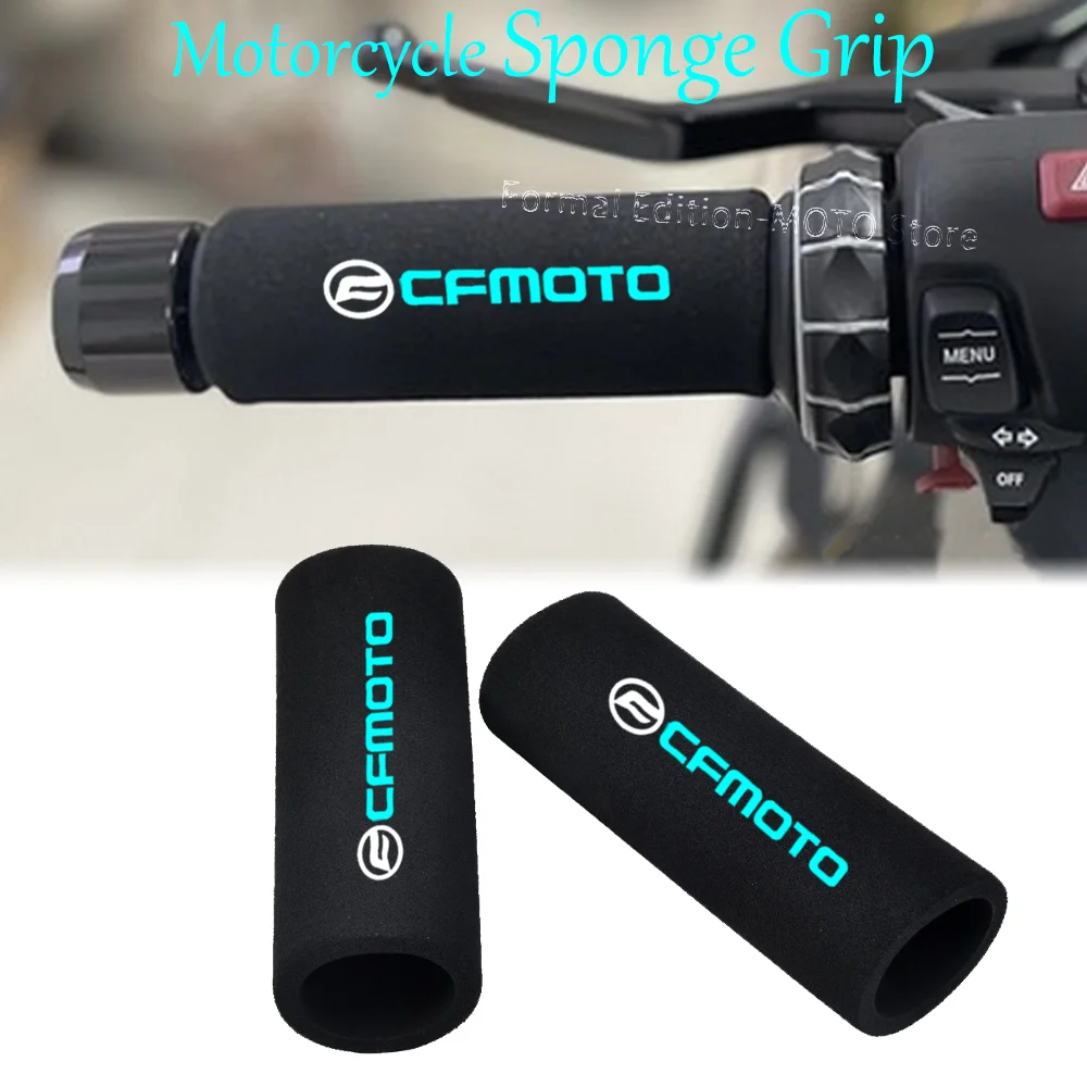 Motorcycle Handlebar Grips Anti Vibration for CFMOTO 800MT N39° 2021 2022 CFMOTO 300NK 2019-2023 Non-slip Motorcycle Sponge Grip