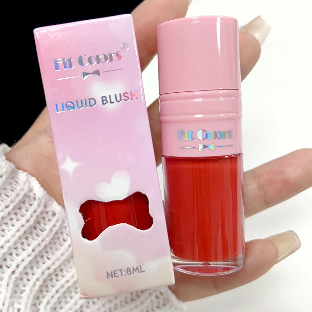 Waterproof Liquid Blush Makeup Long Lasting nutriente Contouring fard Stick Soft Facial Cheek Rouge Shadow cosmetici coreani