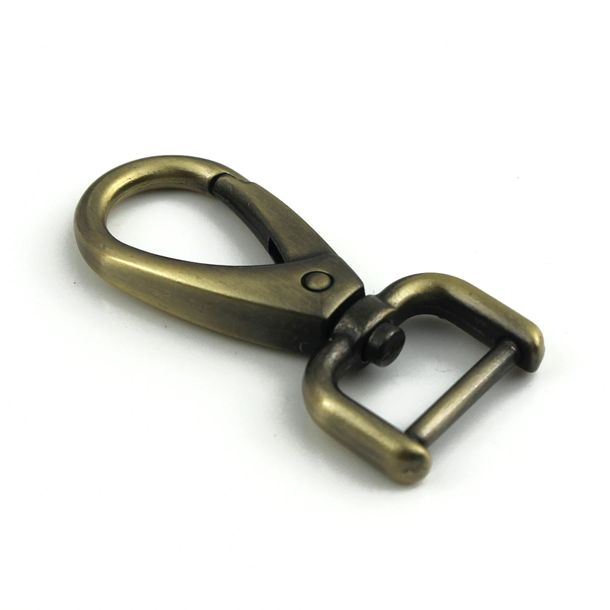 1 Stück Metall abnehmbare Karabinerhaken Trigger Clips Schnallen für Lederband/Gürtel Schlüsselanhänger Gurtband Haustier Leine Haken 5 Größen