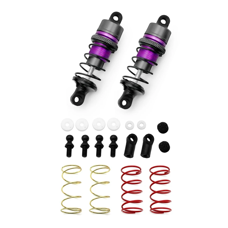 1/10โช้คอัพโลหะไฮดรอลิก1คู่ RC mobil REMOTE CONTROL รถแข่งดริฟท์รถ (63มม.) สีฟ้า