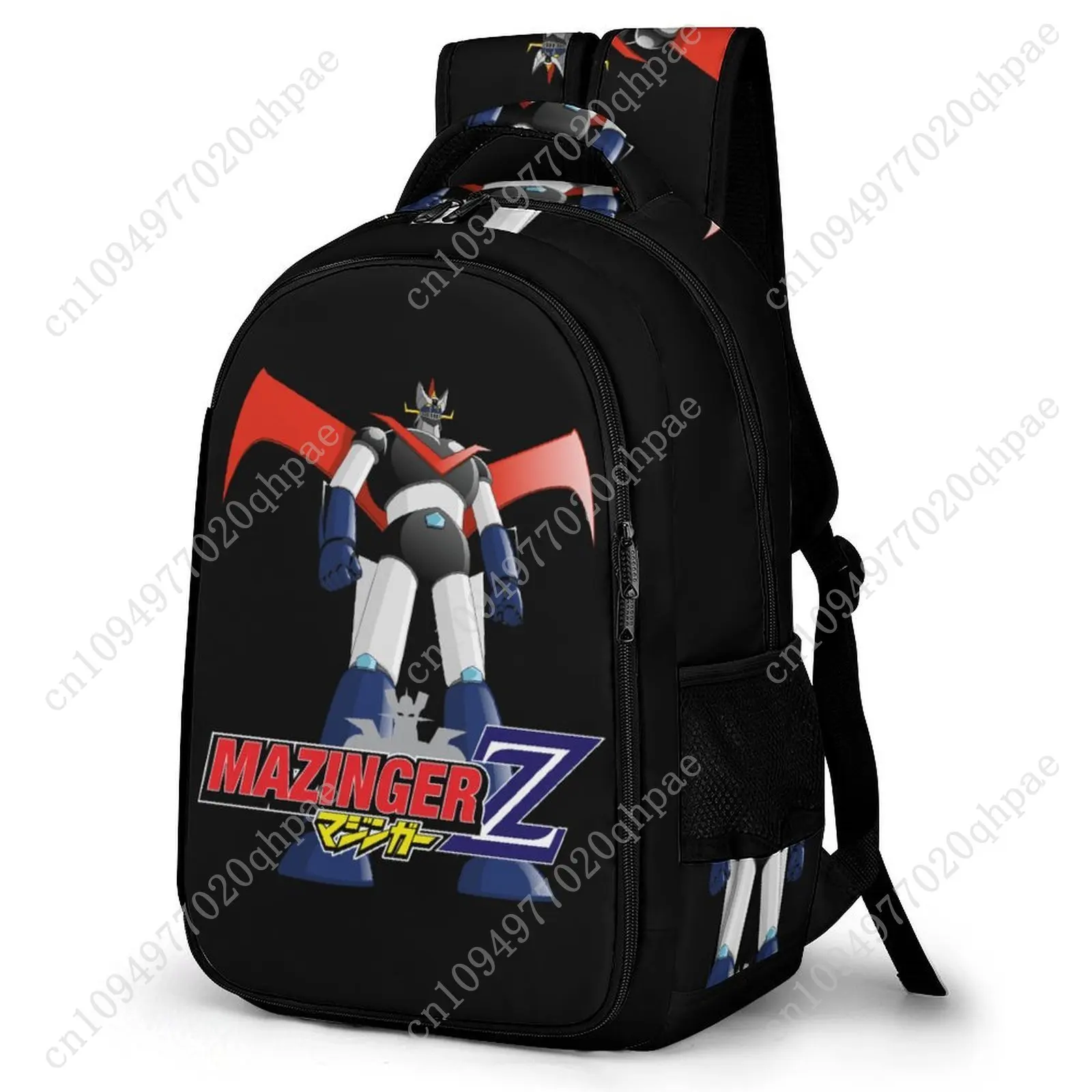 

Mazinger Z Kids School Backpack for Boys Girls High Quality Travel Business Capacity Pocket Customizable Personalized Gift
