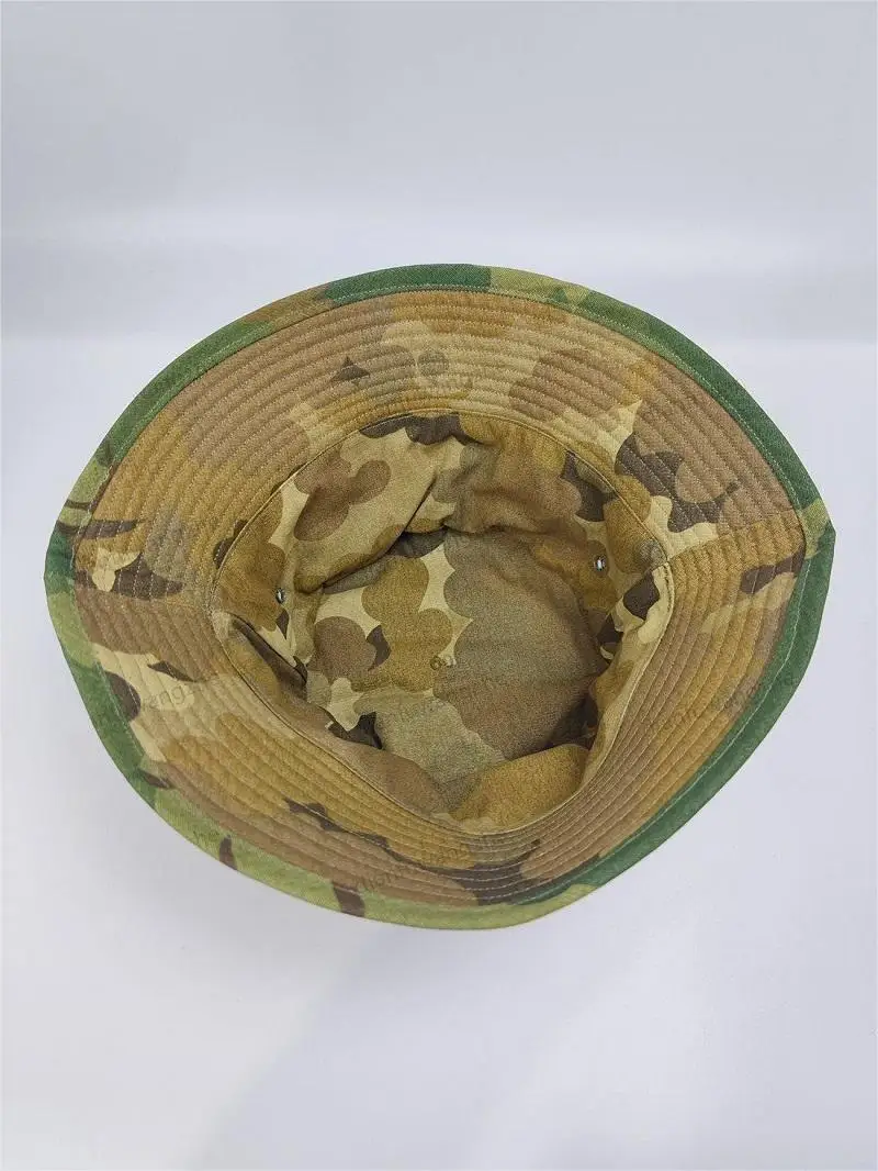 Sombrero de pescador táctico protección solar camuflaje verde - imagen 3
