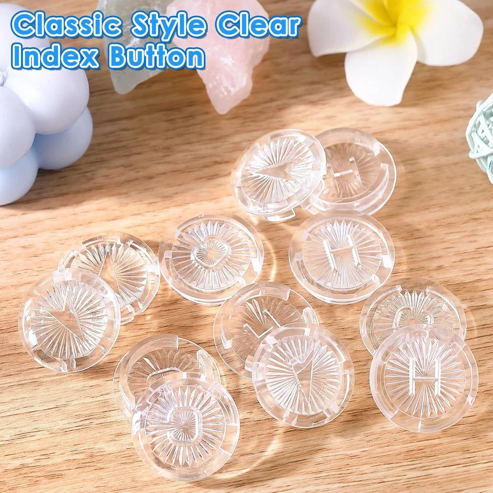 Plastic Faucet Handle Buttons 12 Pack for For gerber Models 94-445 94-446 94-447 Decorative Cover Silver Color