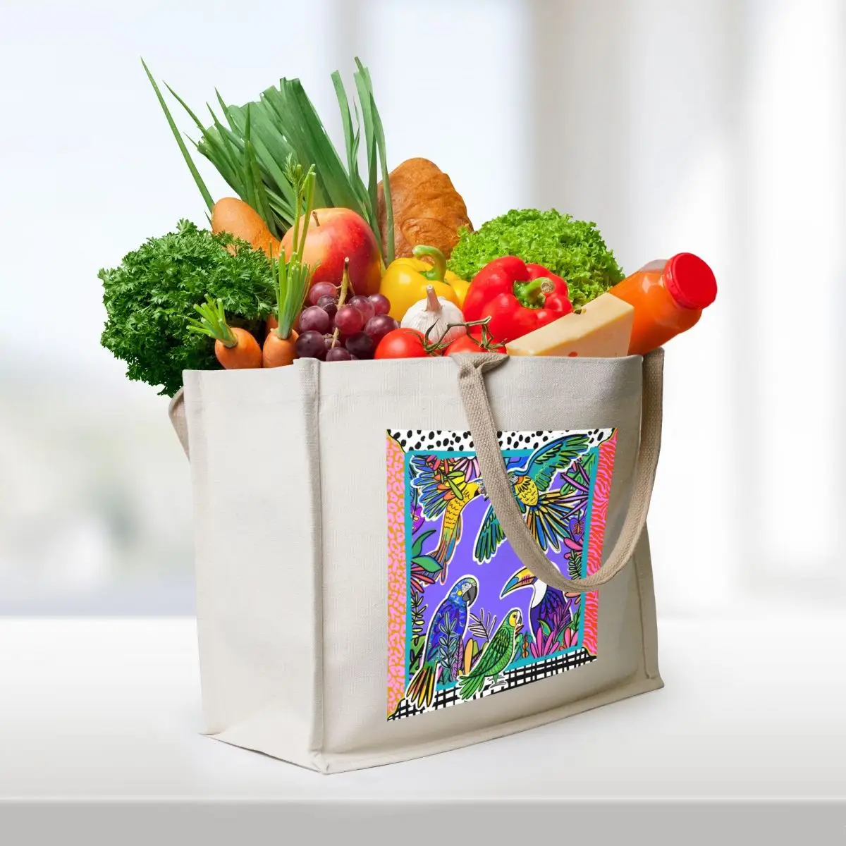 WILD BIRDS Tote Bag Candy bags large size bags Shopper bag