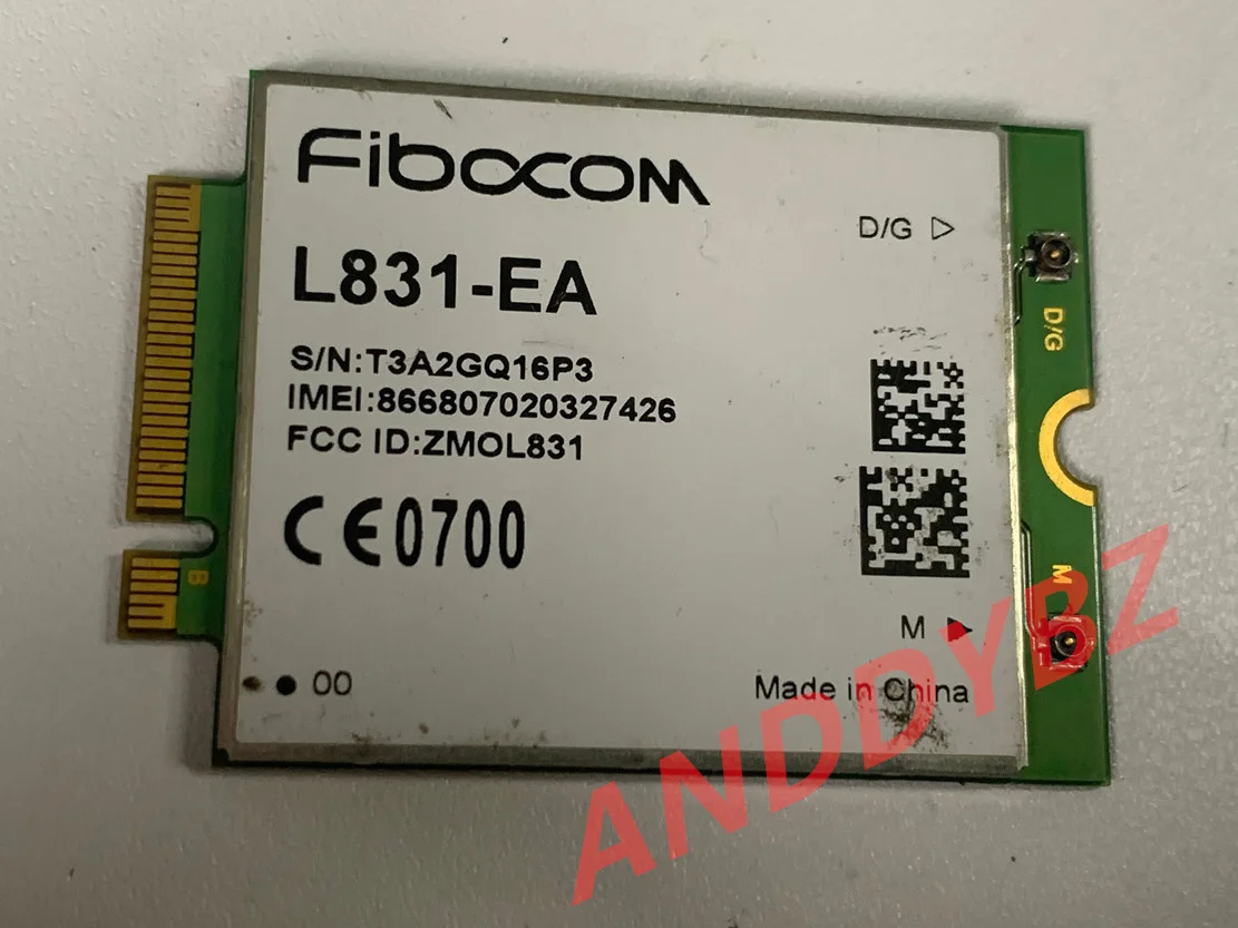 تستخدم ل Fibocom L831-EA 4G LTE Cat4 M.2 WWAN وحدة TESED OK