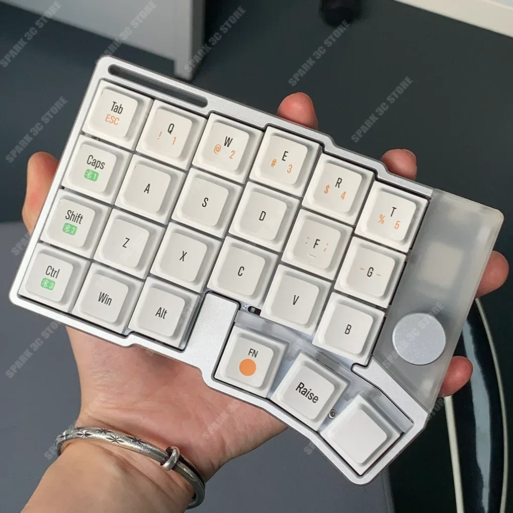Cornix LP Split Mechanical Keyboard, CNC Aluminum Shell, Bluetooth