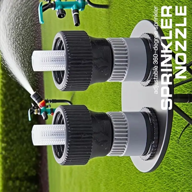 

1 шт. новый регулируемый на 360 градусов ° Спринклер для садового газона, ирригационная насадка, автоматические инструменты для полива